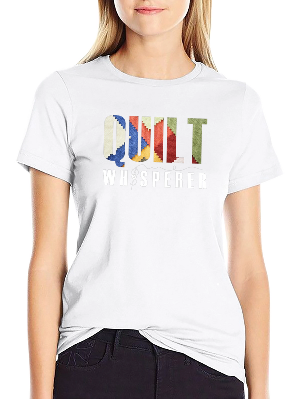 Quilt Whisperer Graphic Tee - Quilting Lovers Gift