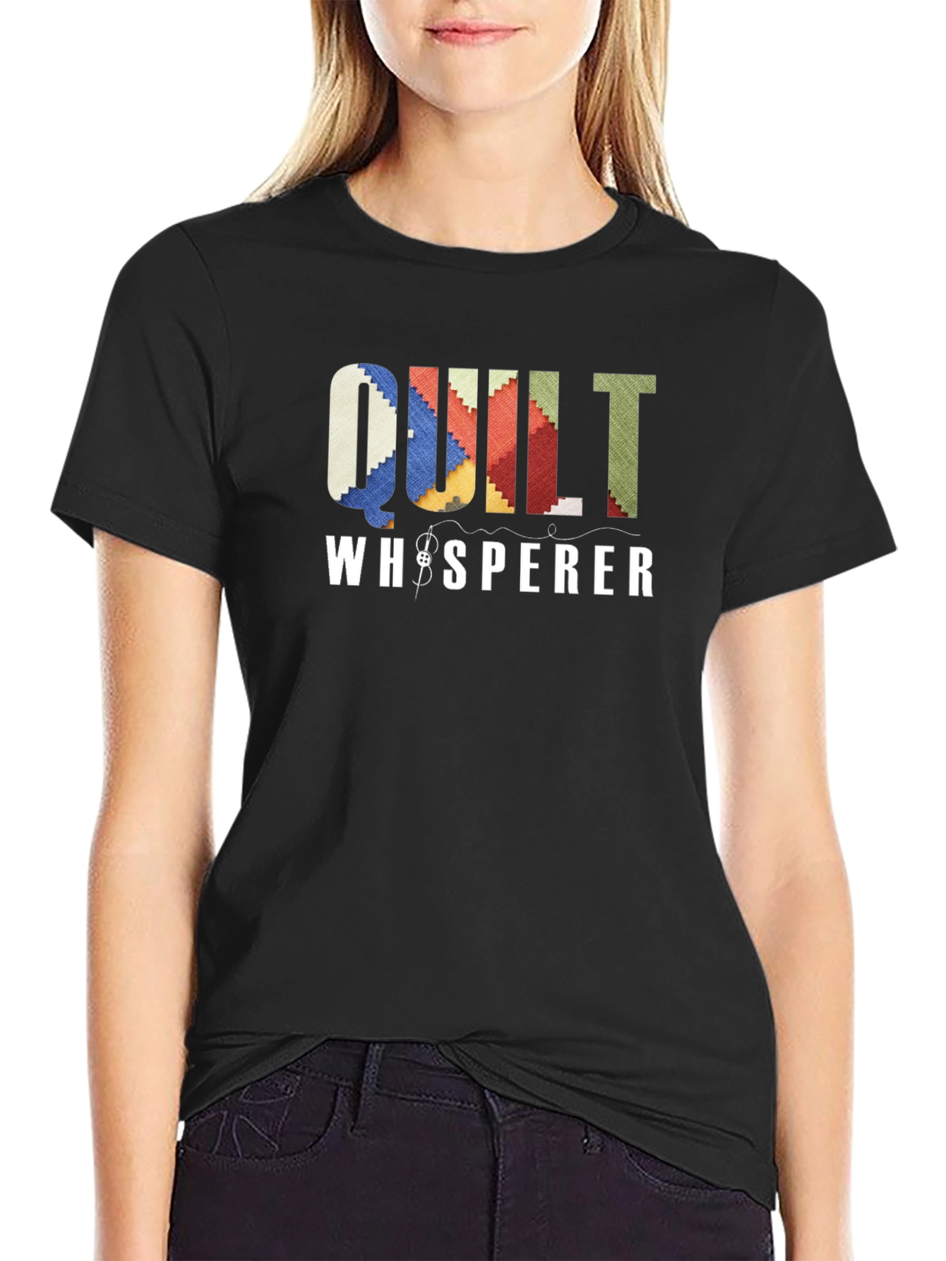 Quilt Whisperer Graphic Tee - Quilting Lovers Gift