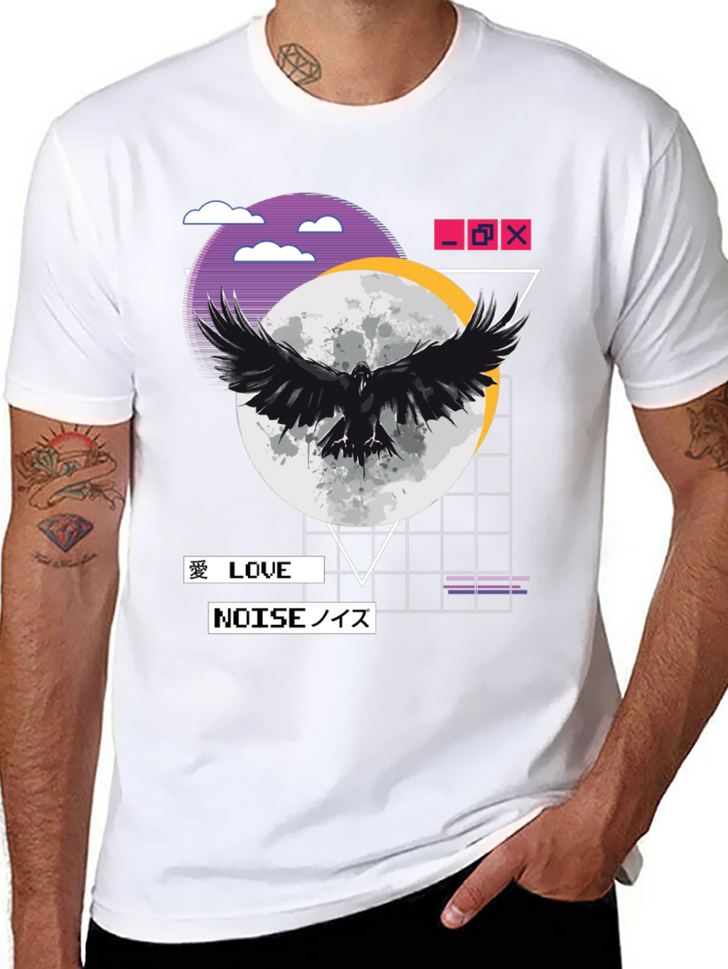 Raven Moon Graphic Tee - Love & Noise