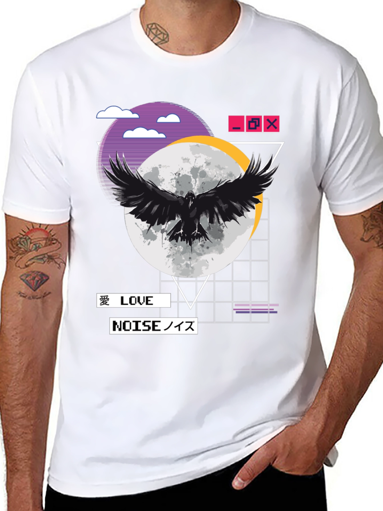 Raven Moon Graphic Tee - Love & Noise