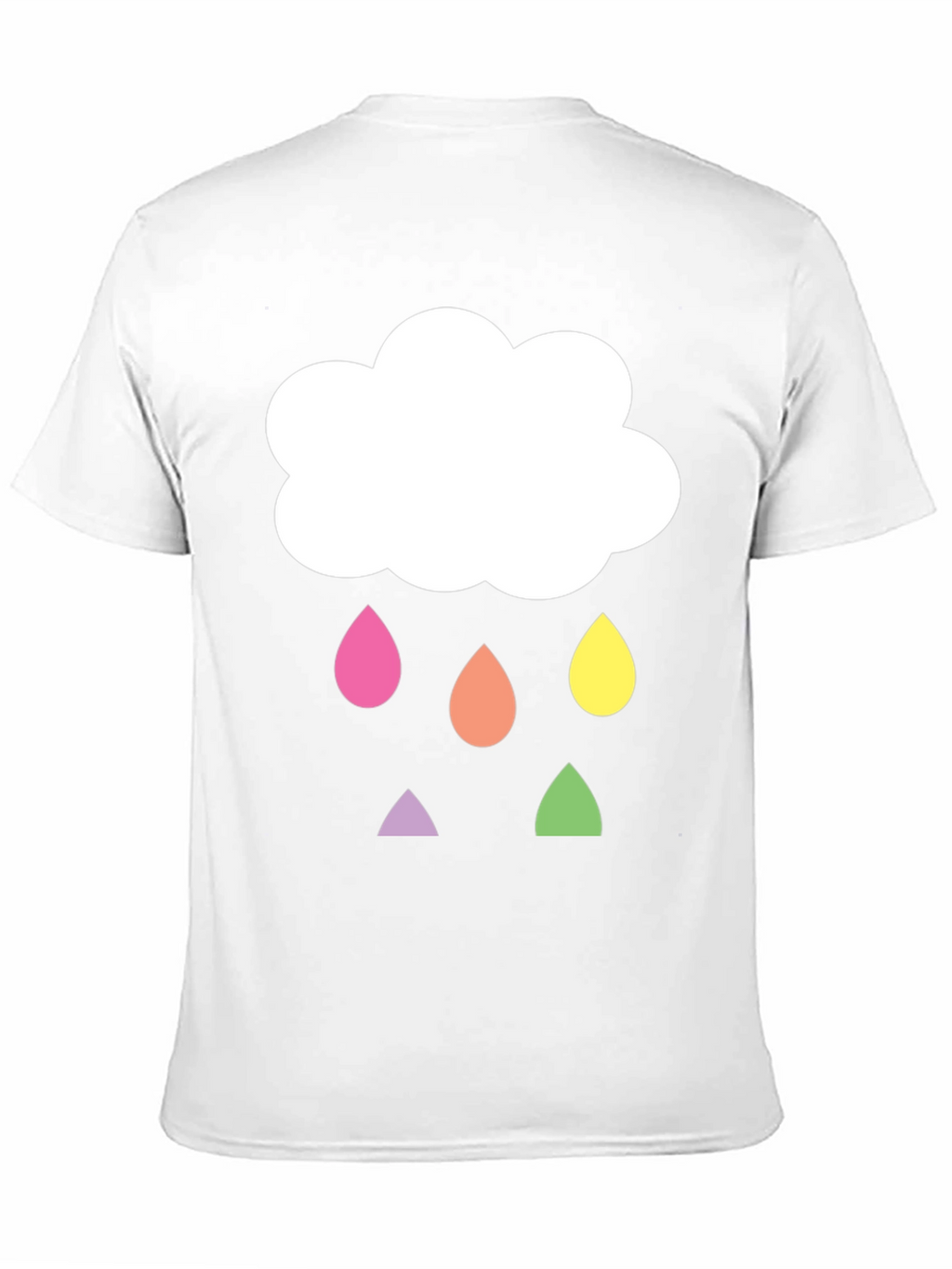 Cloud Raindrop Graphic T-Shirt - Fun & Unique!