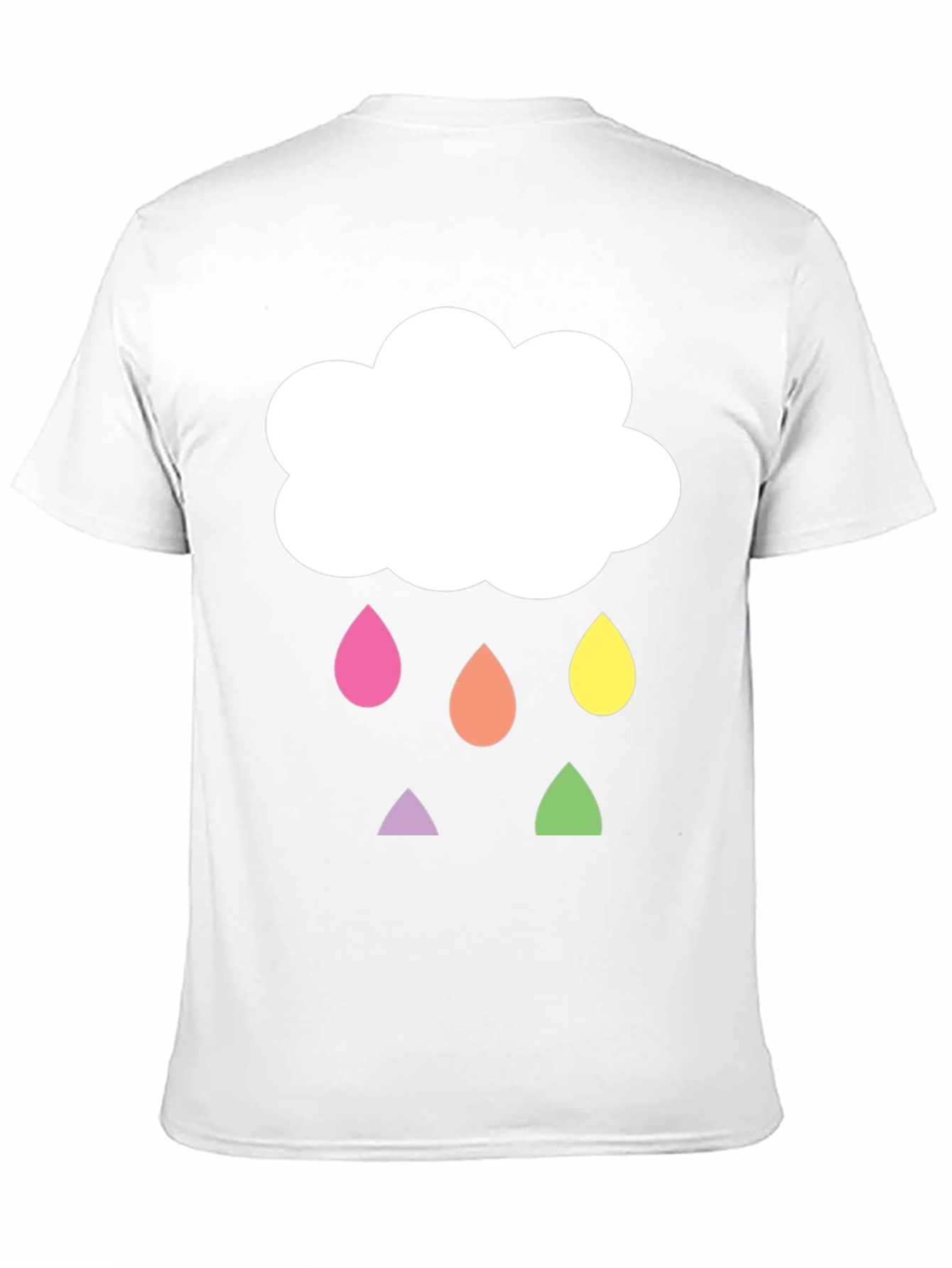 Cloud Raindrop Graphic T-Shirt - Fun & Unique!