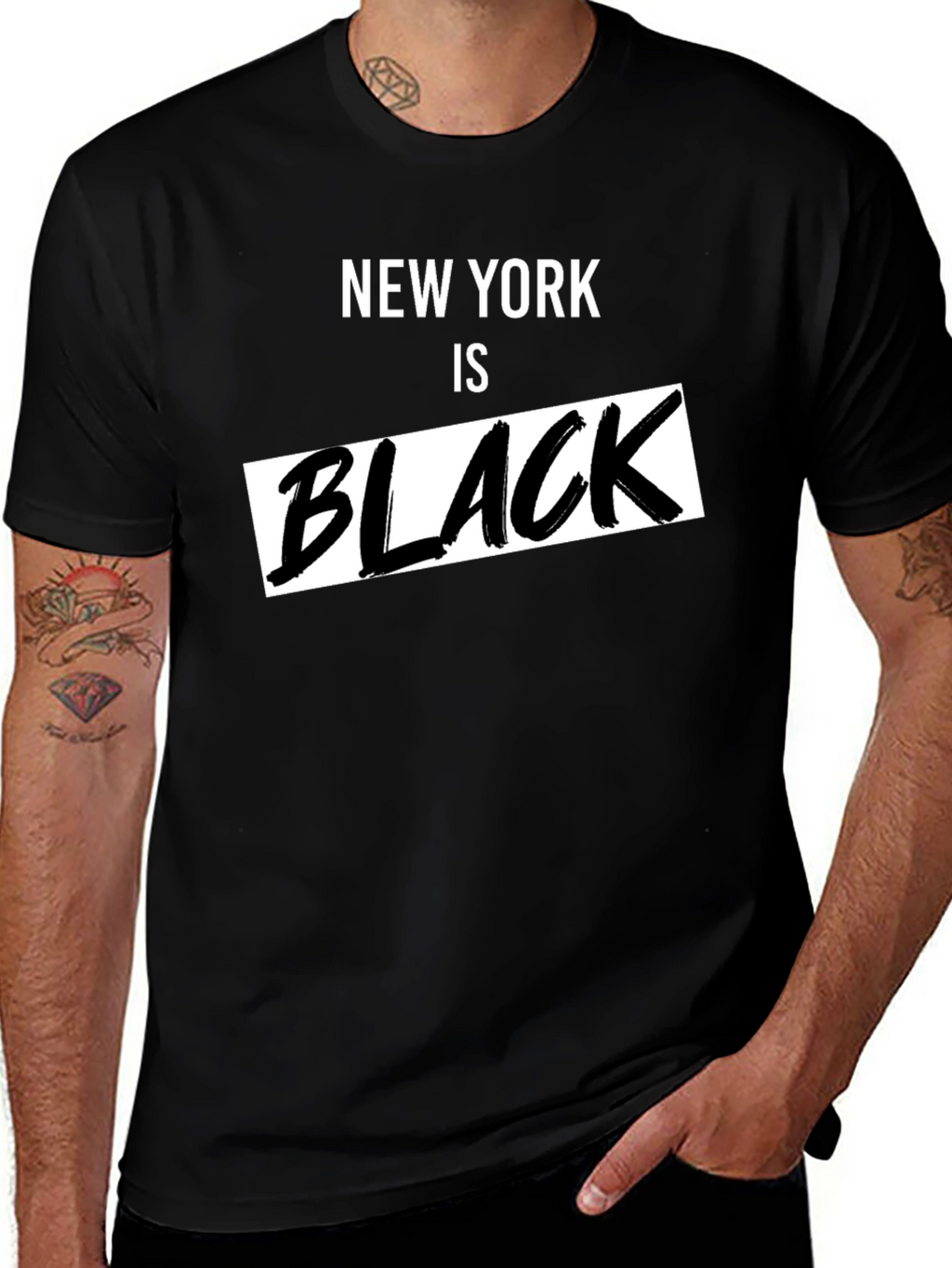 New York is Black Graphic Tee