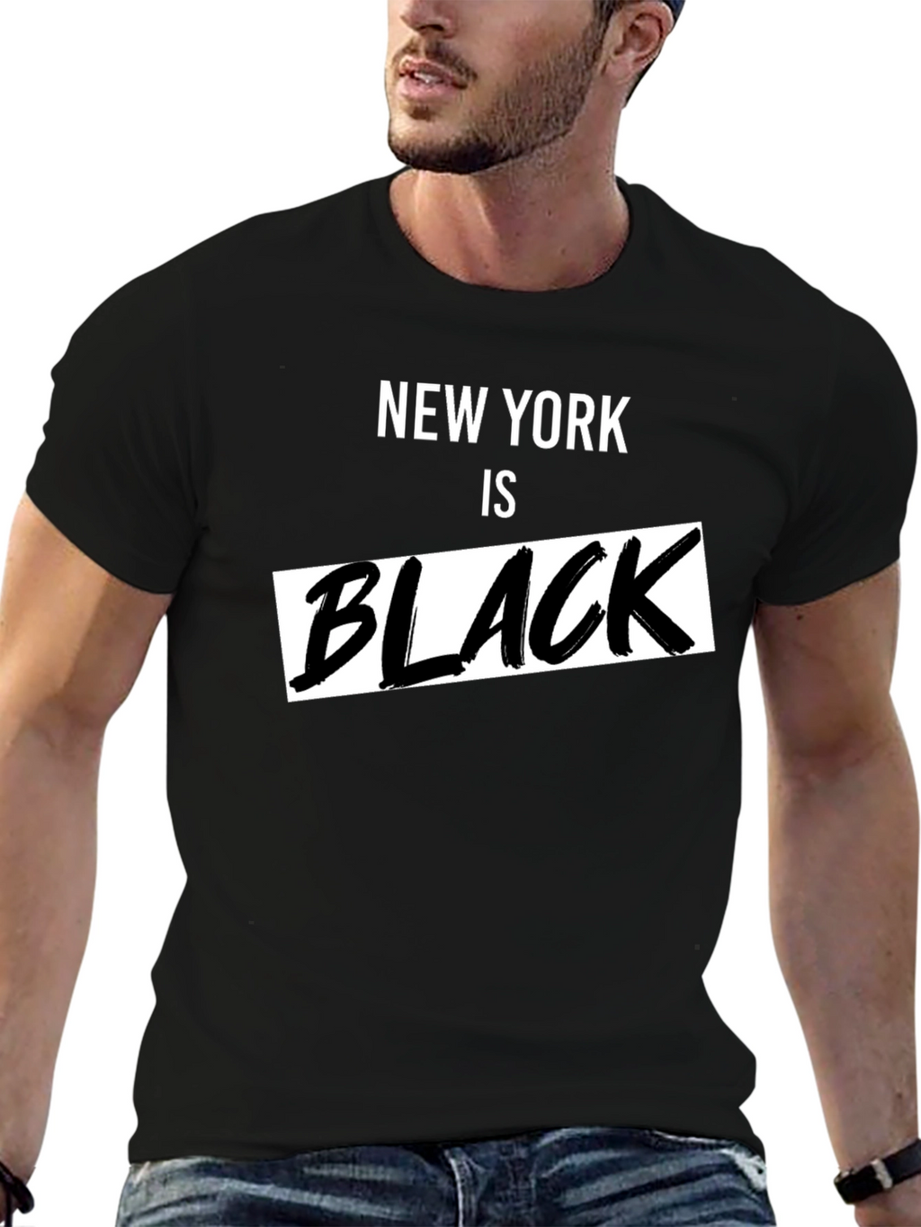 New York is Black Graphic Tee