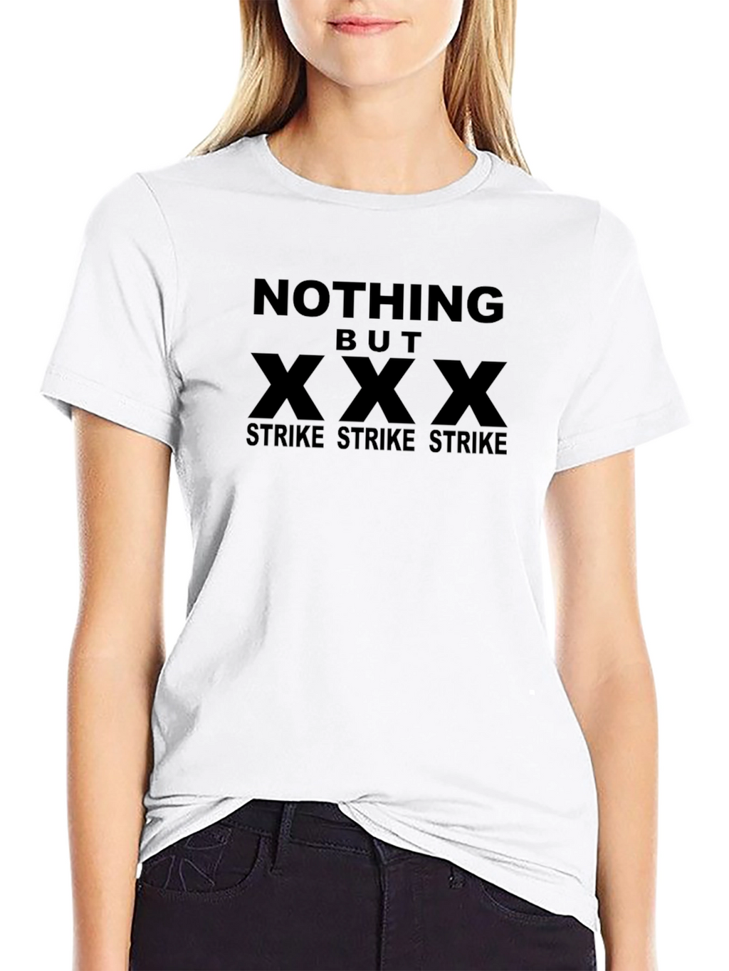 Nothing But XXX Strike T-Shirt - Mens Black Tee