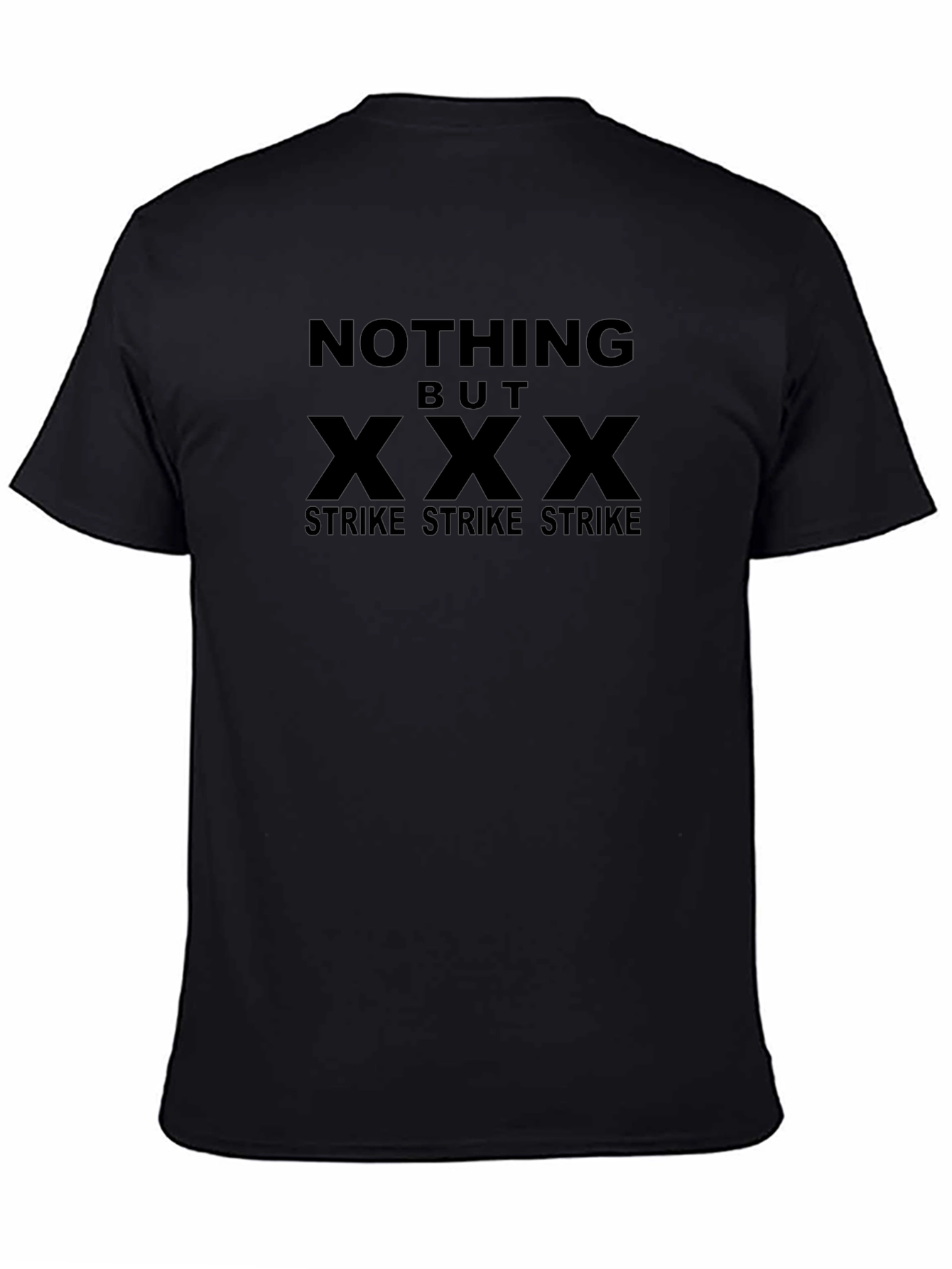 Nothing But XXX Strike T-Shirt - Mens Black Tee