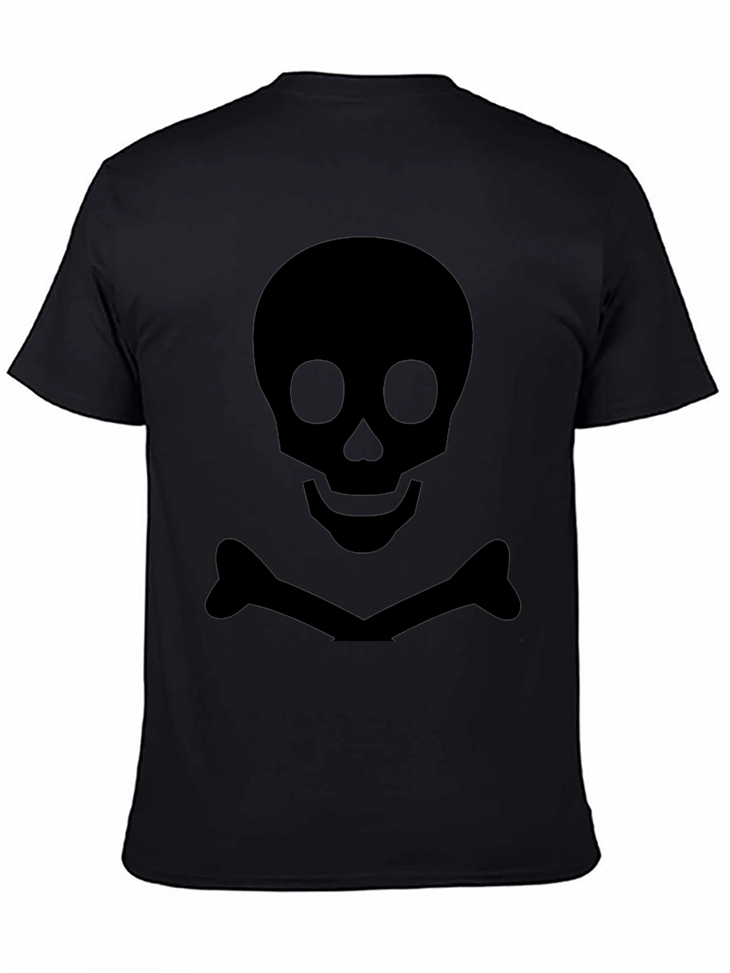 Skull & Crossbones Graphic Tee - Black