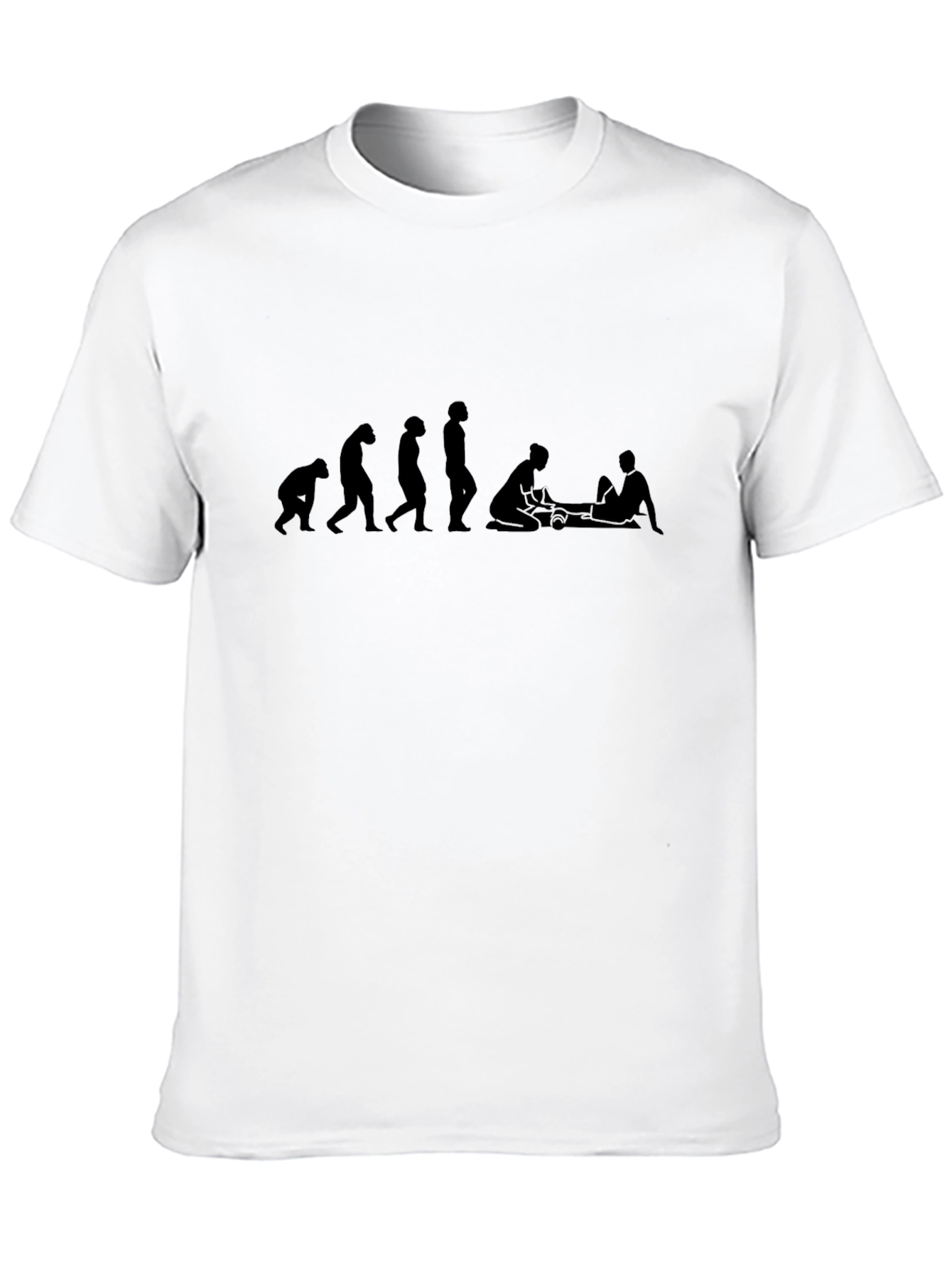 Evolution of Chiropractic Black T-Shirt