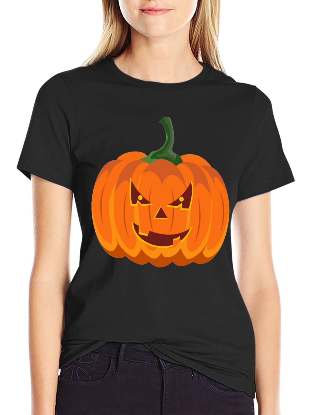 Halloween Pumpkin T-Shirt - Mens Graphic Tee