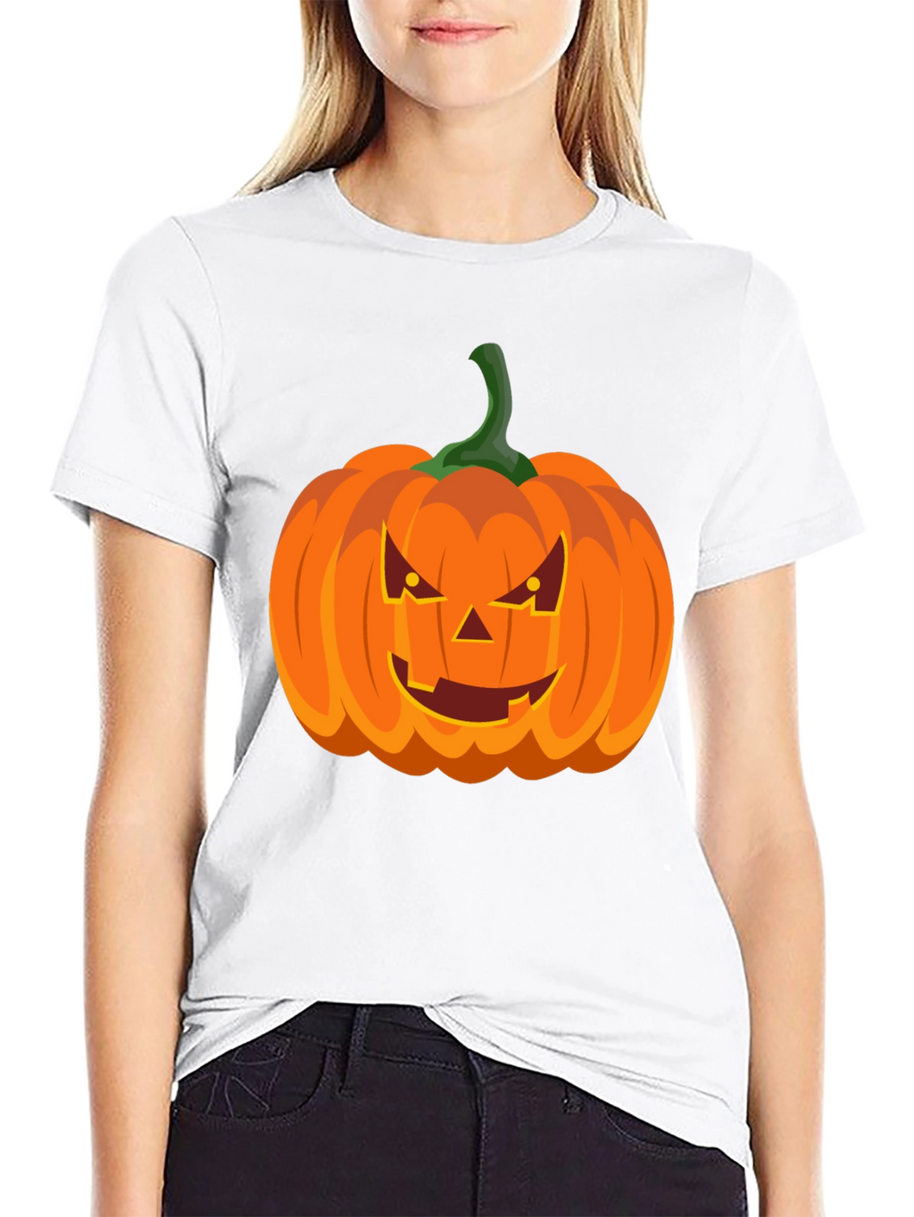 Halloween Pumpkin T-Shirt - Mens Graphic Tee