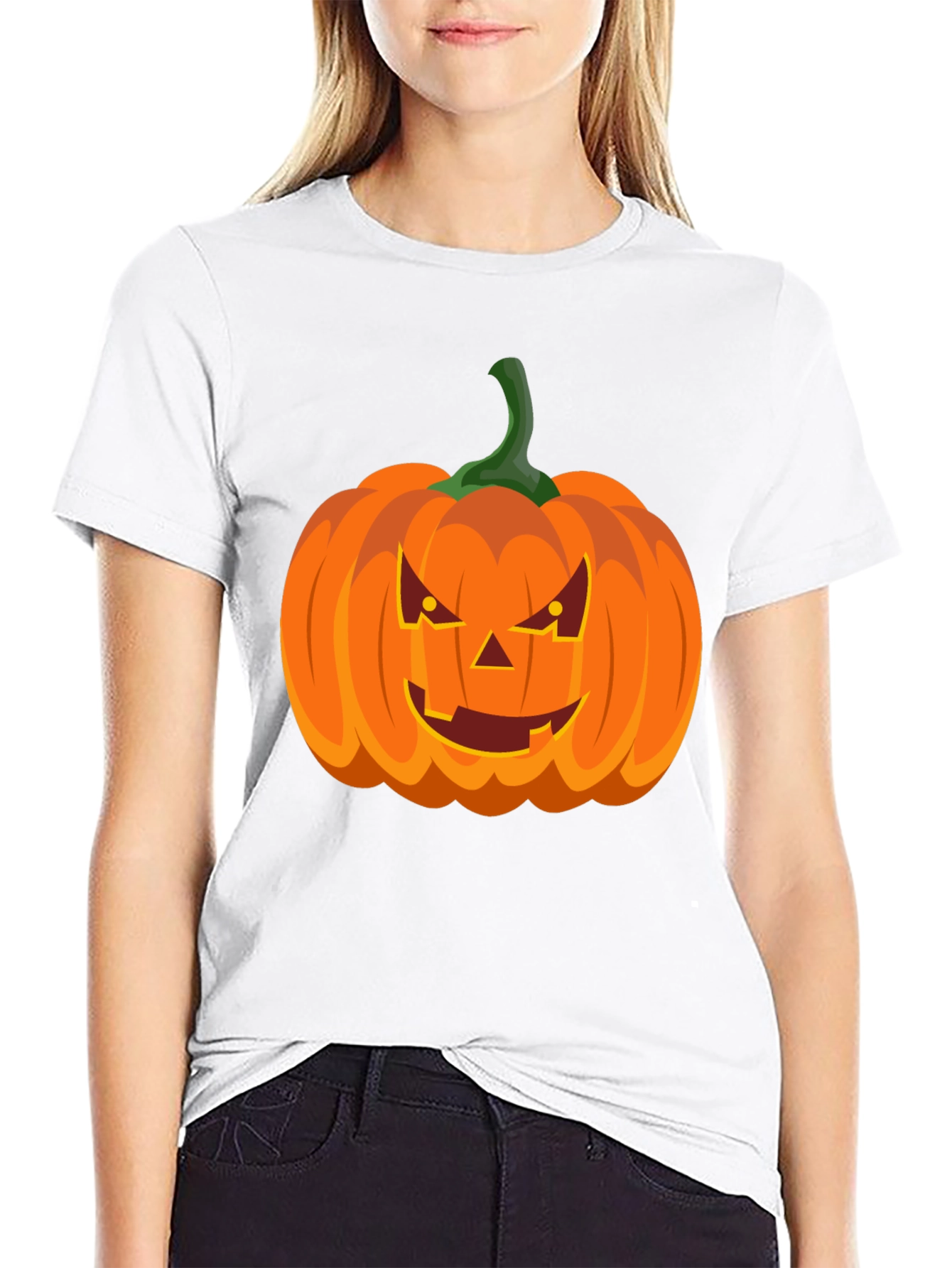 Halloween Pumpkin T-Shirt - Mens Graphic Tee