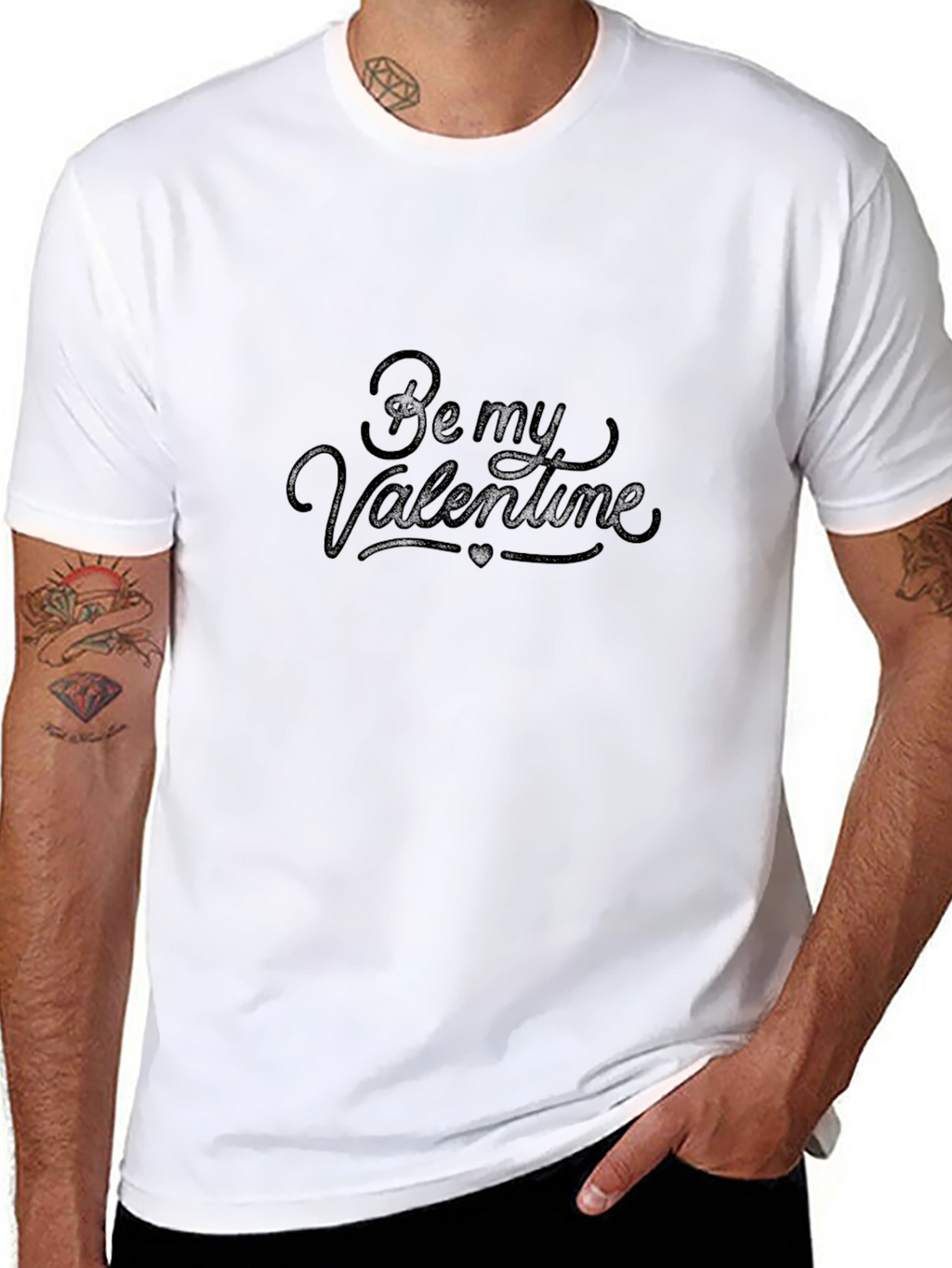 Valentines Day Black T-Shirt