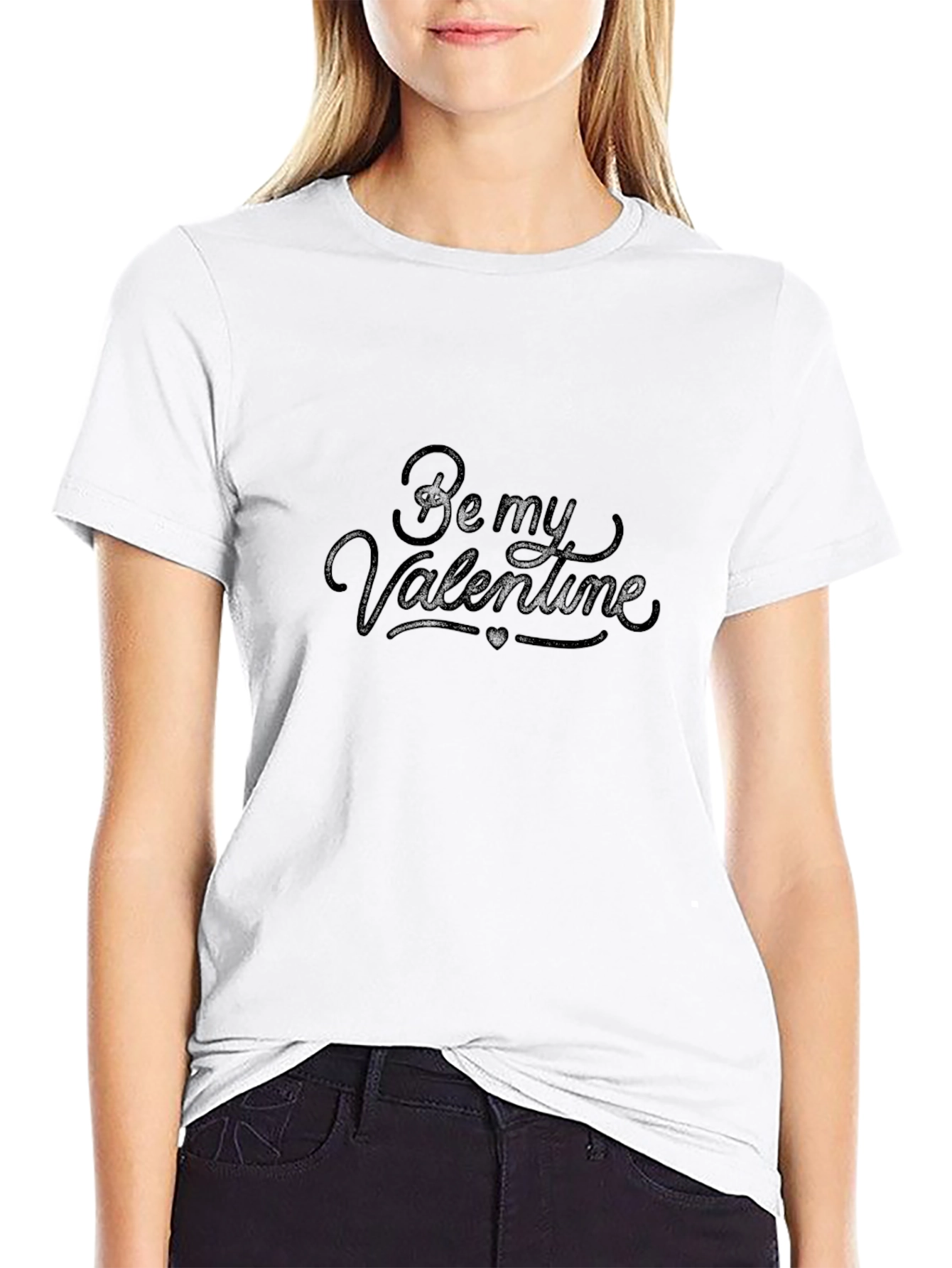 Valentines Day Black T-Shirt