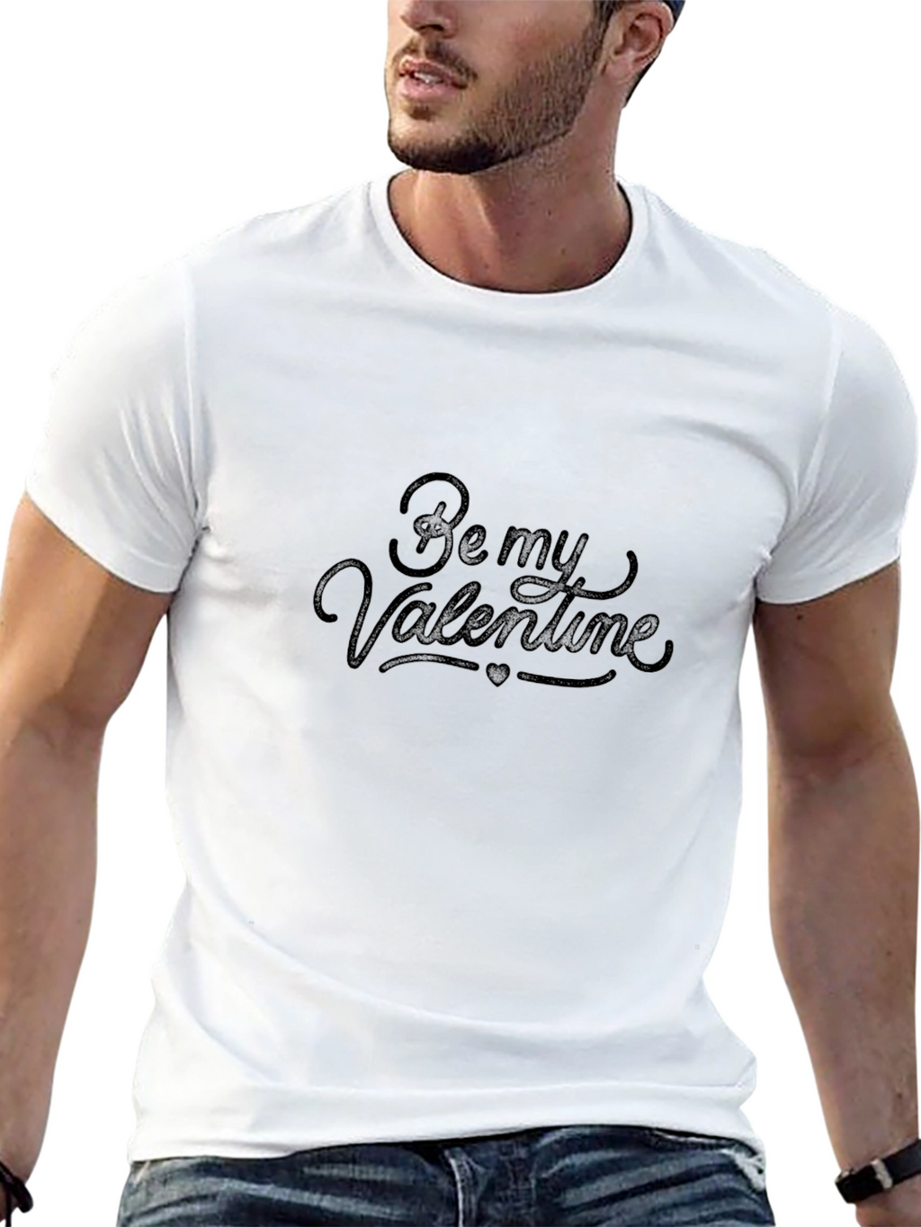 Valentines Day Black T-Shirt
