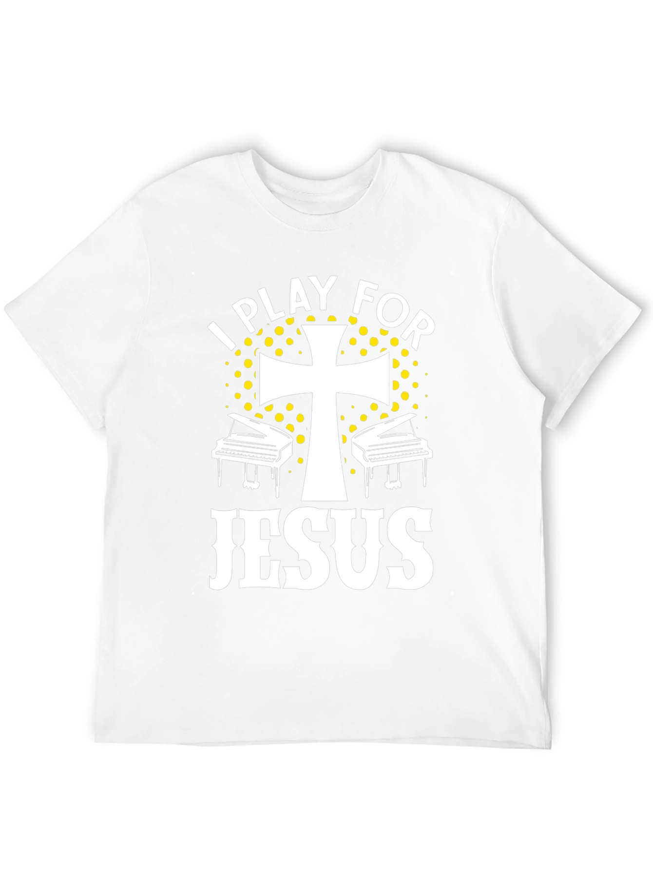 I Play For Jesus Piano Christian T-Shirt