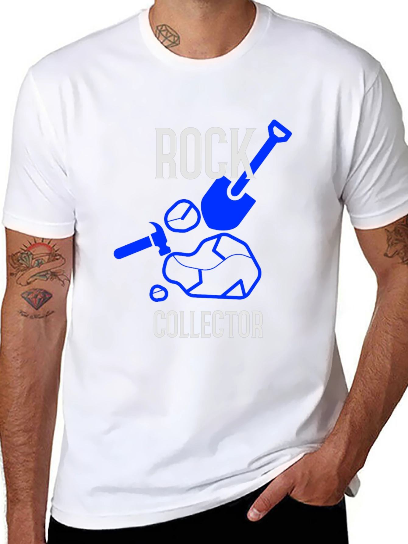 Rock Collector Graphic Tee - Hobbyist T-Shirt