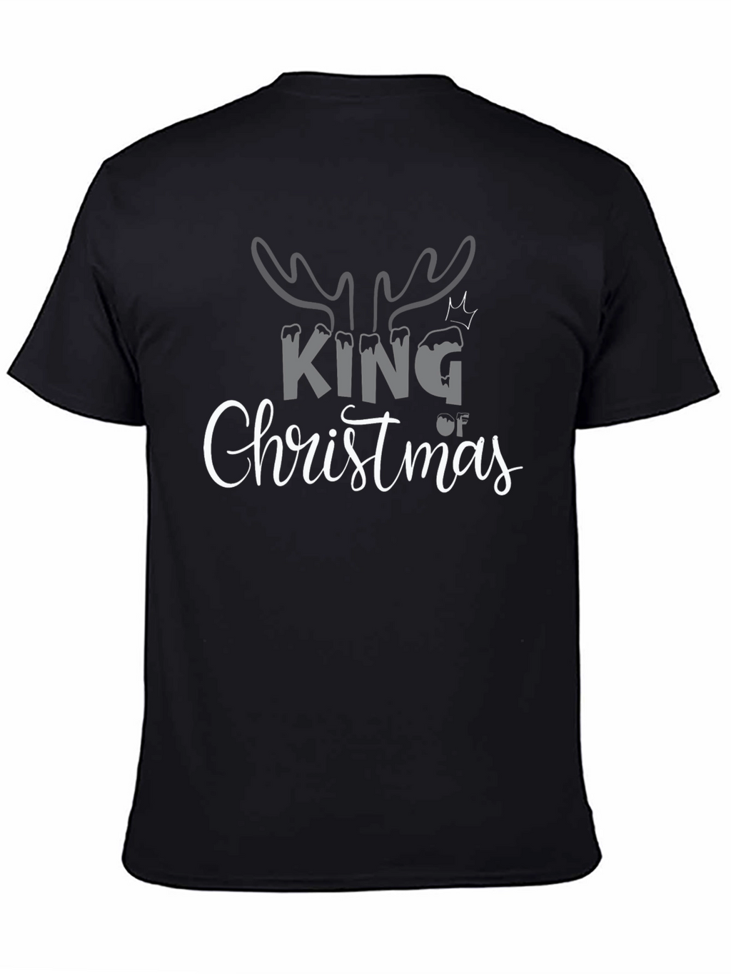 King of Christmas Black T-Shirt