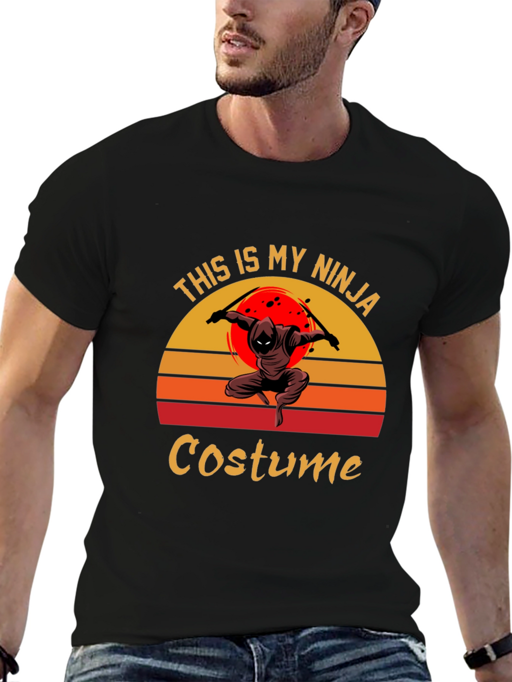 This Is My Ninja Costume Funny T-Shirt