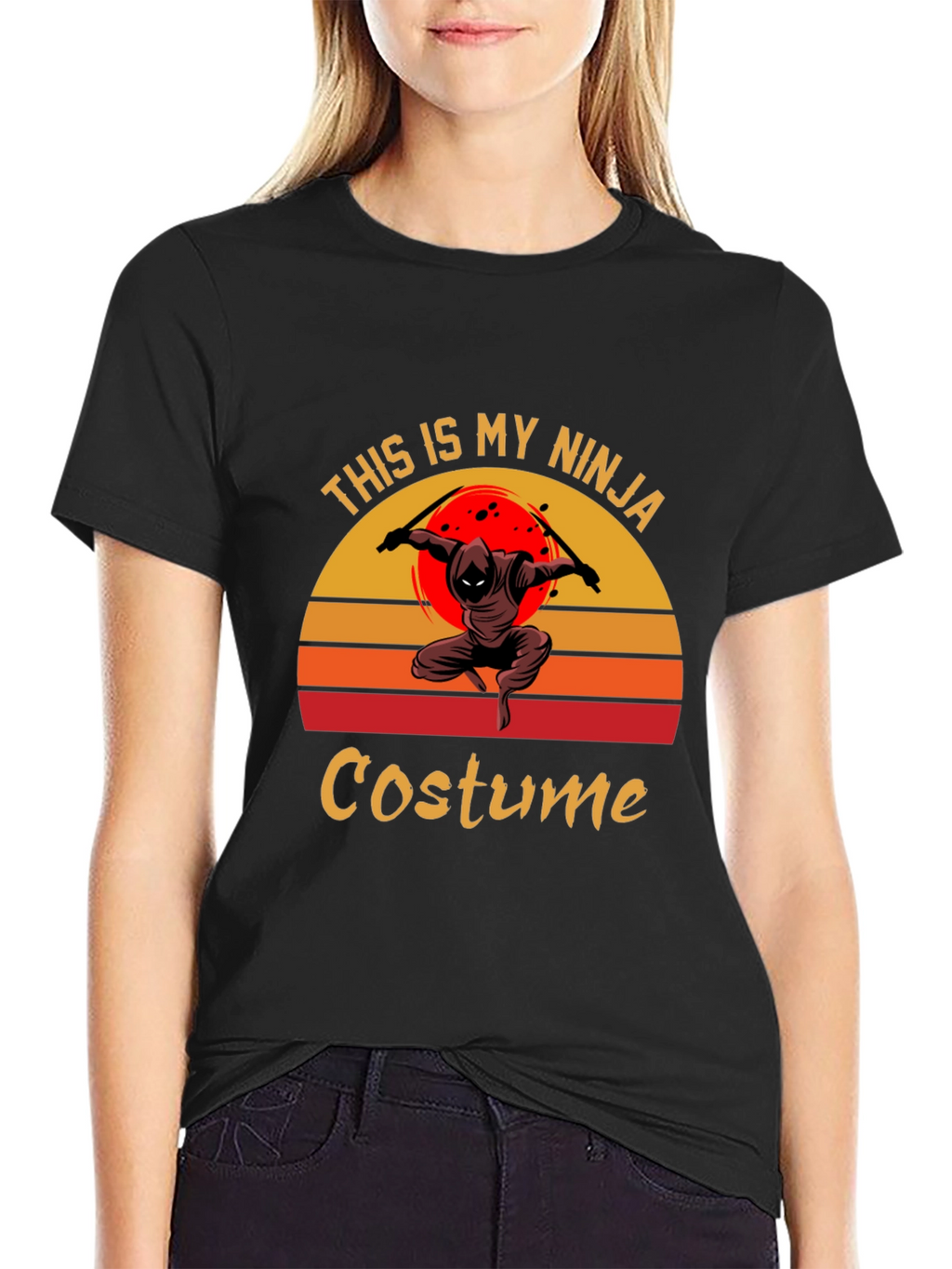 This Is My Ninja Costume Funny T-Shirt