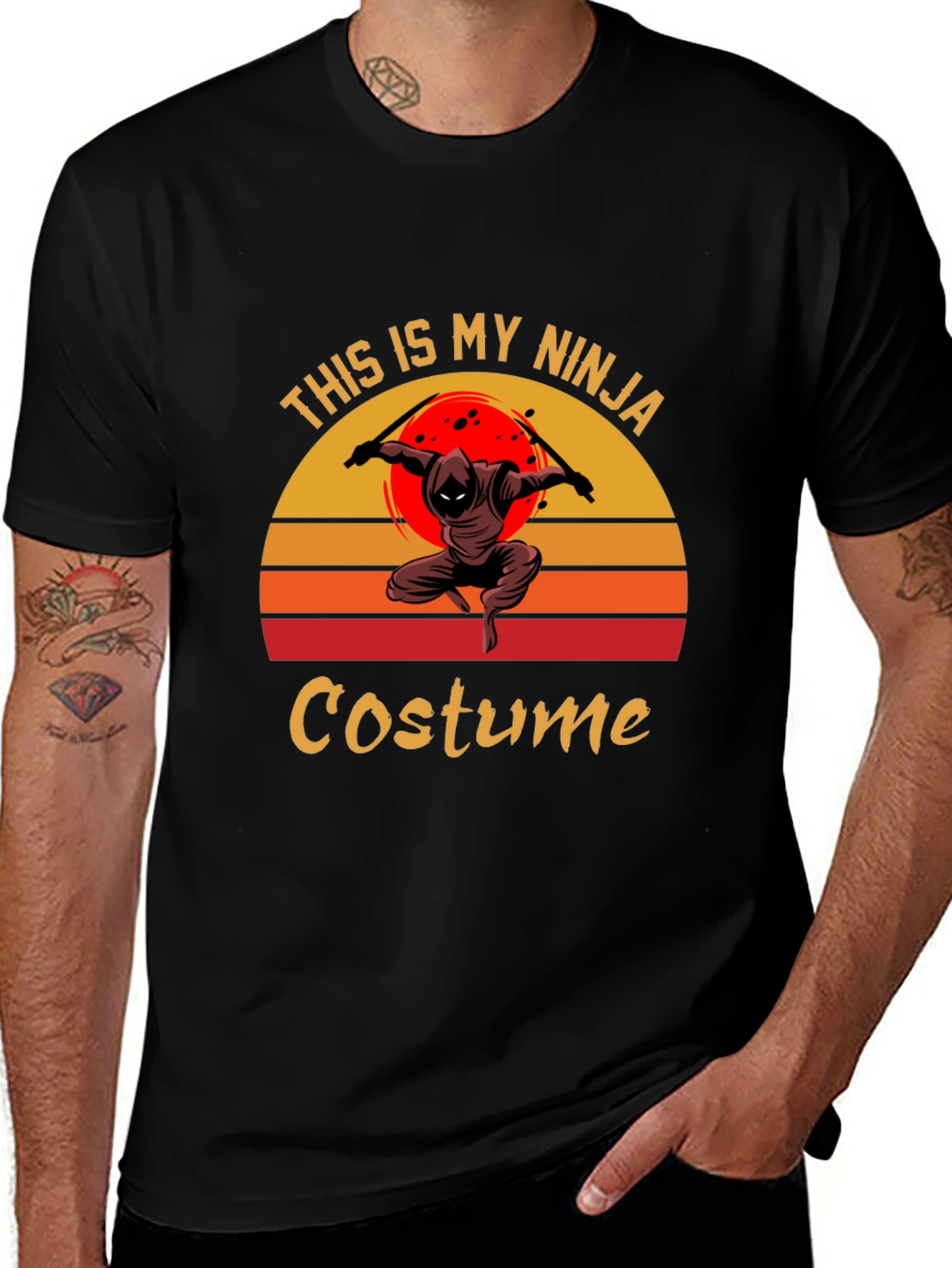 This Is My Ninja Costume Funny T-Shirt