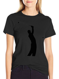 Golf Silhouette Tee - Classic Black Golfer T-Shirt