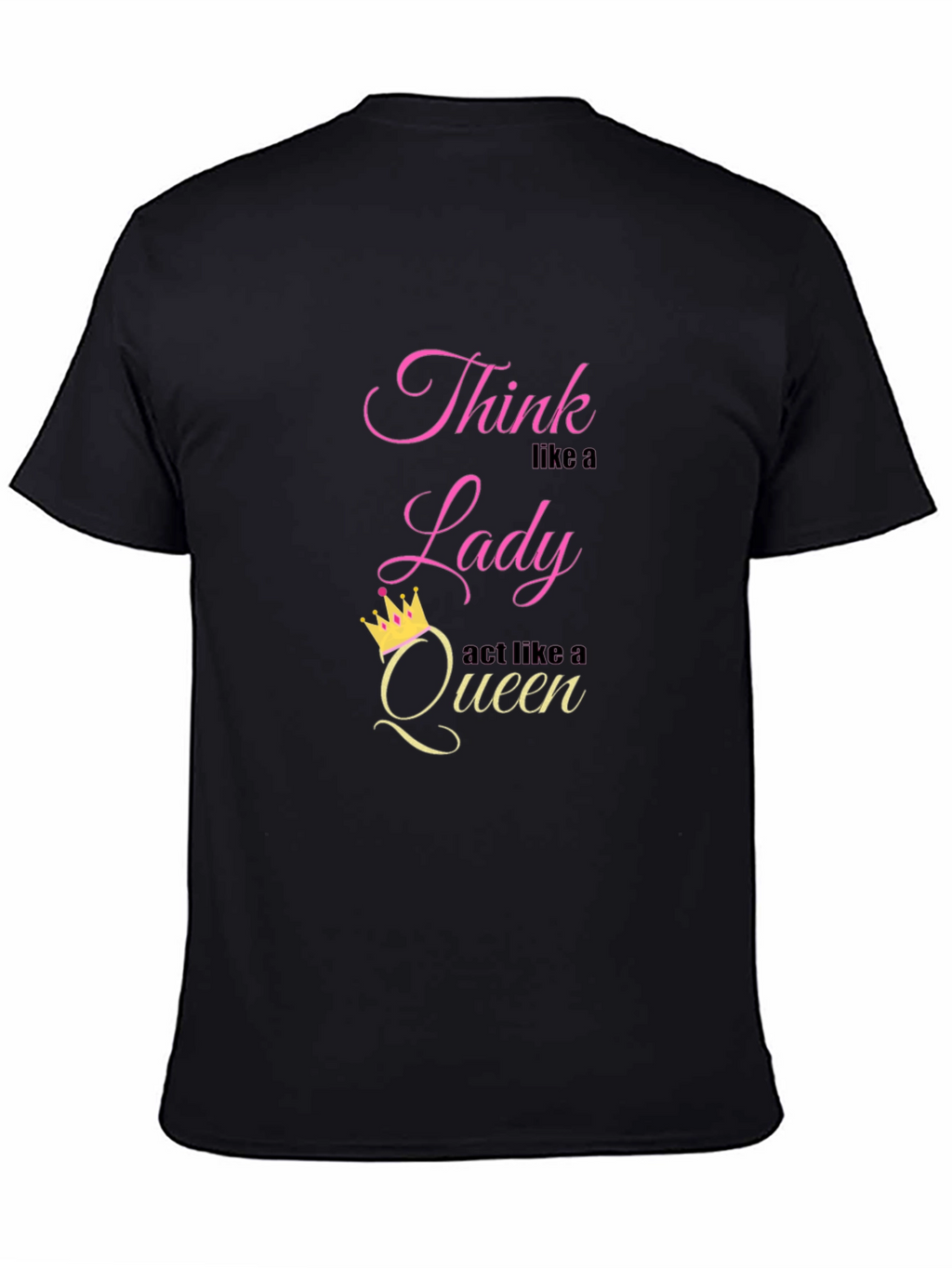 Think Like a Lady Act Like a Queen T-Shirt