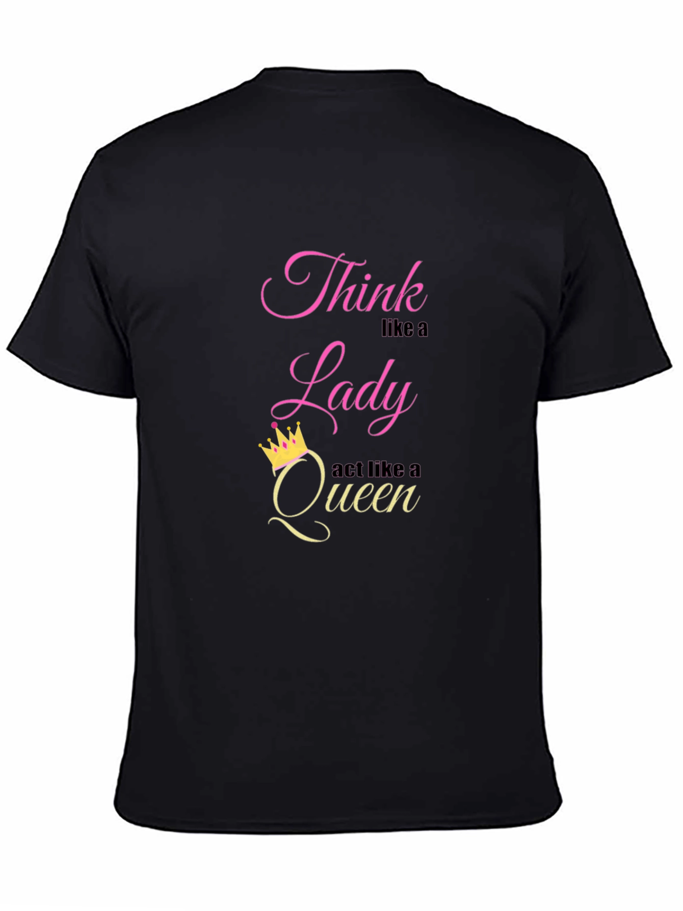 Think Like a Lady Act Like a Queen T-Shirt