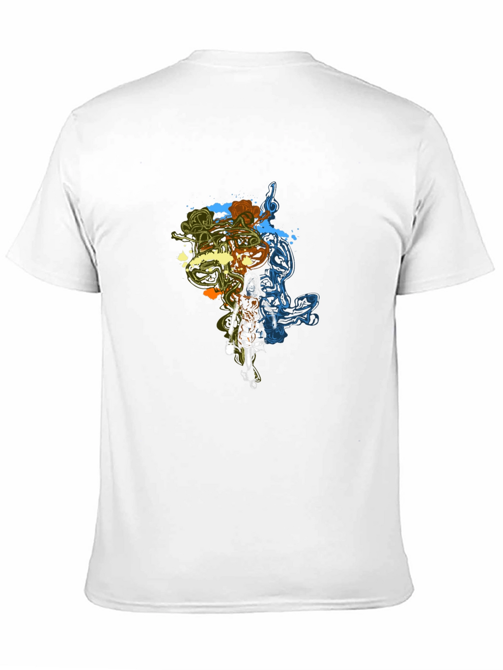 Stylish Graphic Print Black T-Shirt