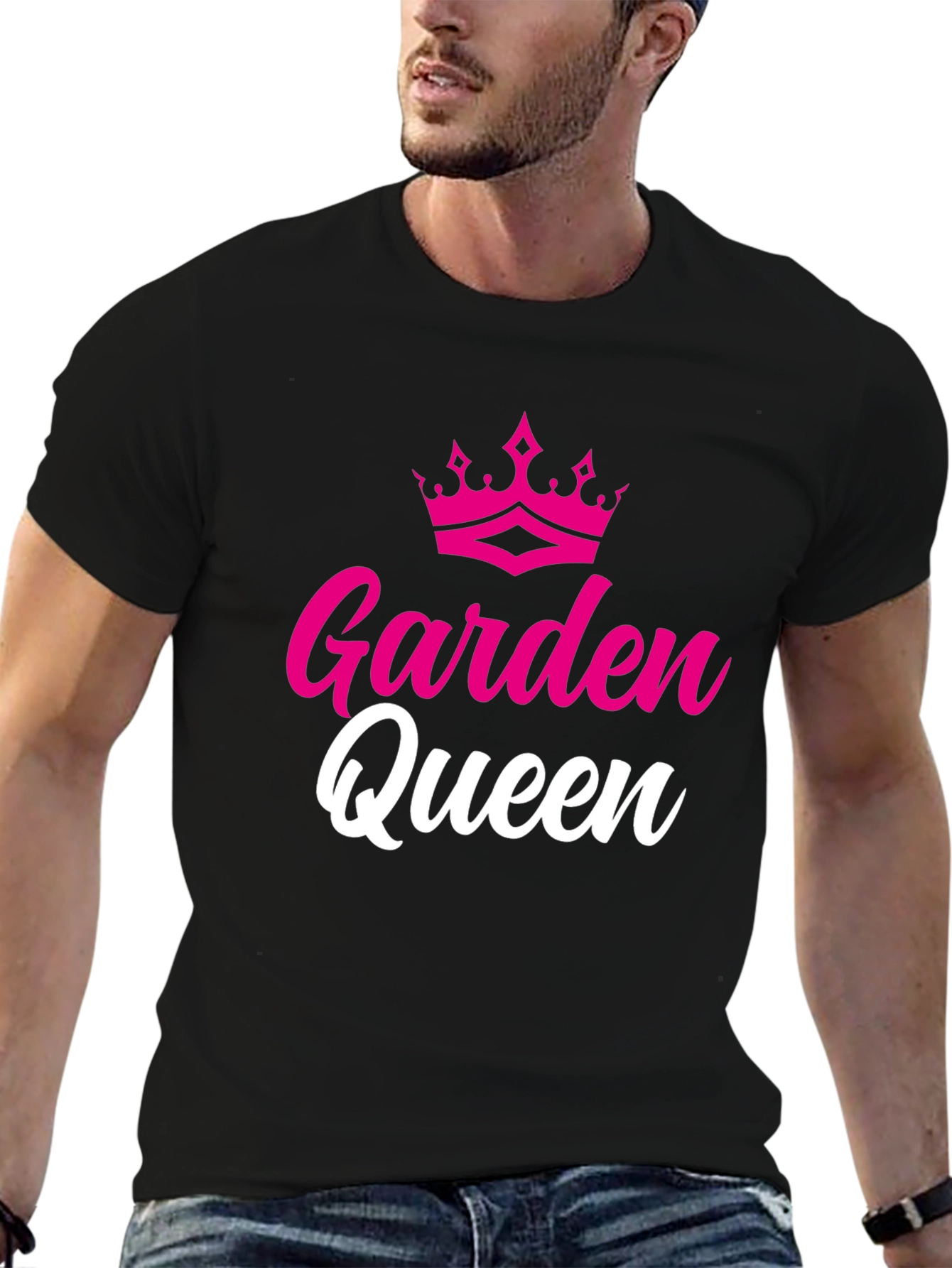 Garden Queen Graphic T-Shirt - Black