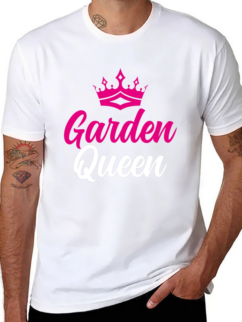 Garden Queen Graphic T-Shirt - Black