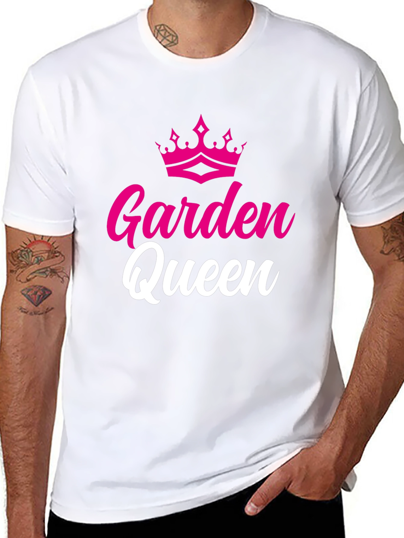 Garden Queen Graphic T-Shirt - Black