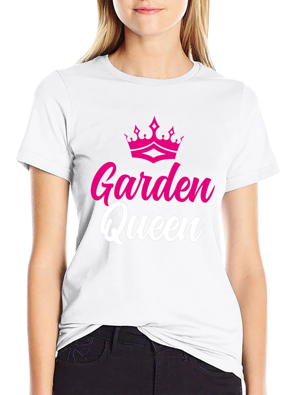 Garden Queen Graphic T-Shirt - Black