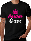 Garden Queen Graphic T-Shirt - Black