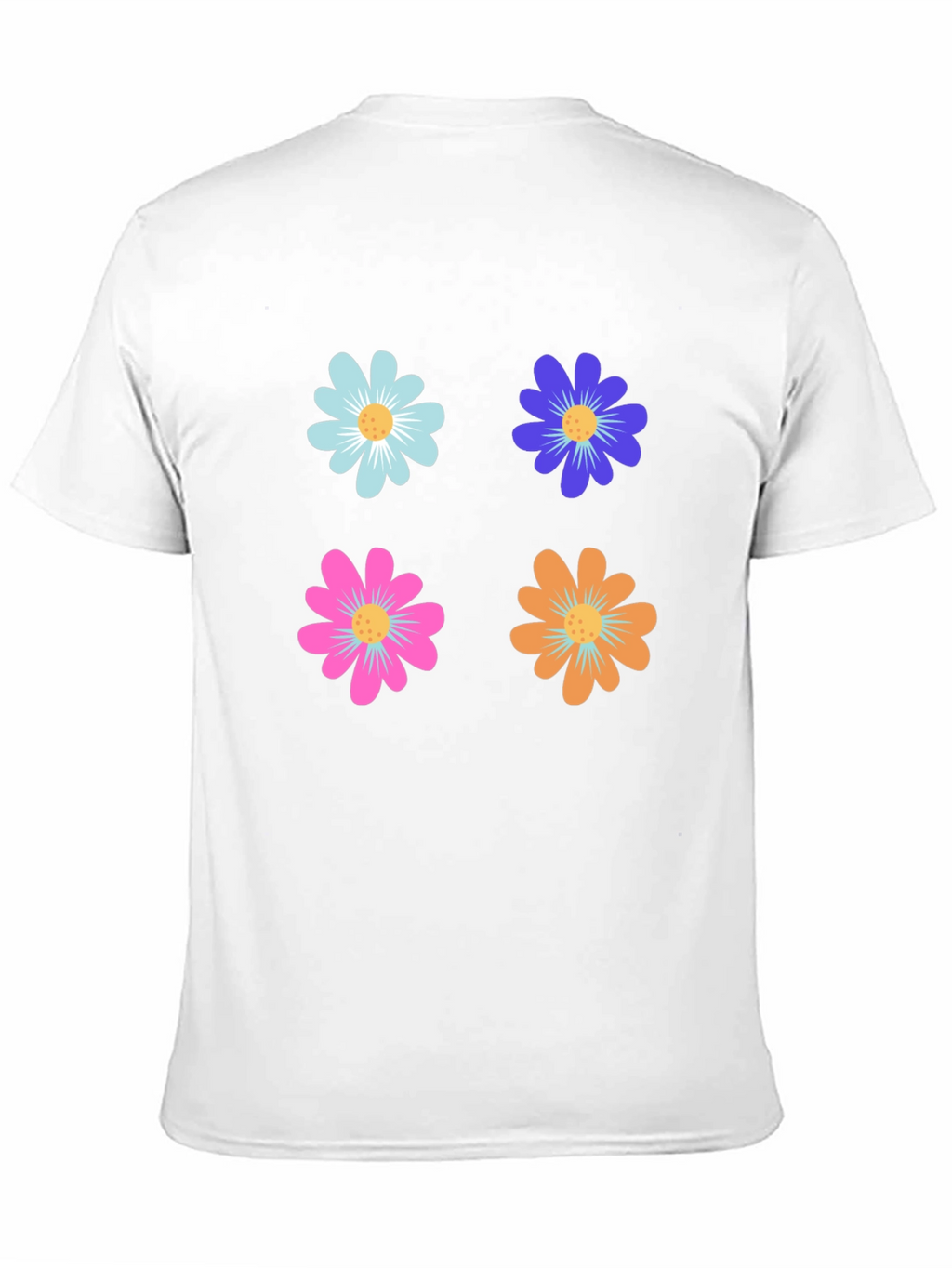 Floral Power T-Shirt - Retro Flower Design