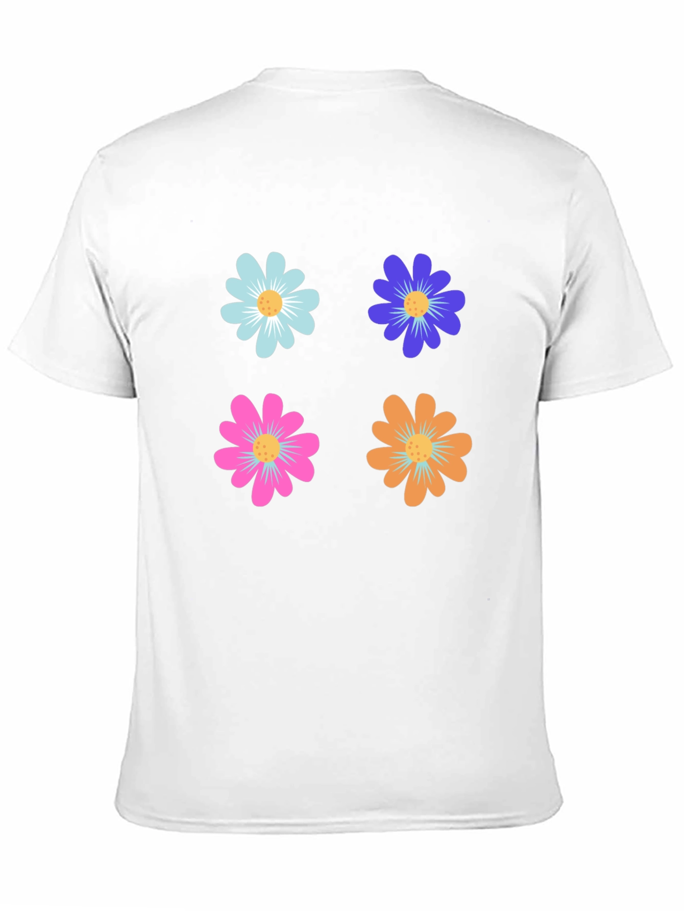 Floral Power T-Shirt - Retro Flower Design
