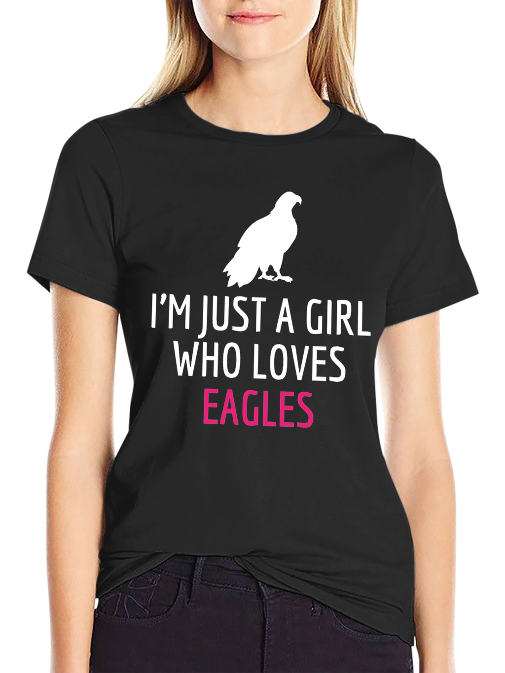 Im Just a Girl Who Loves Eagles T-Shirt
