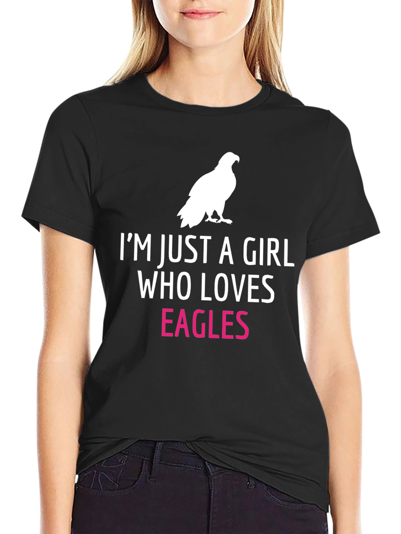Im Just a Girl Who Loves Eagles T-Shirt