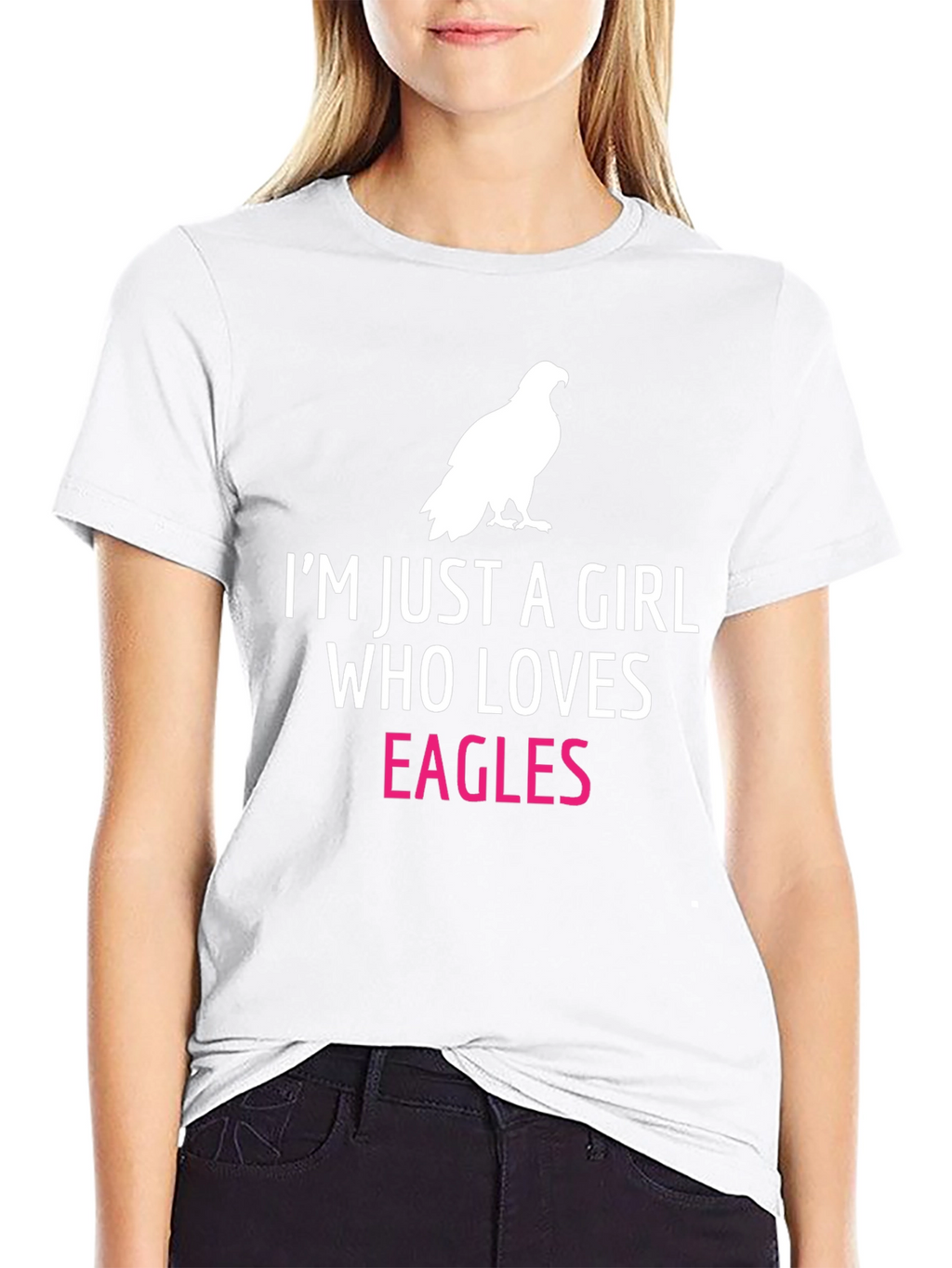 Im Just a Girl Who Loves Eagles T-Shirt