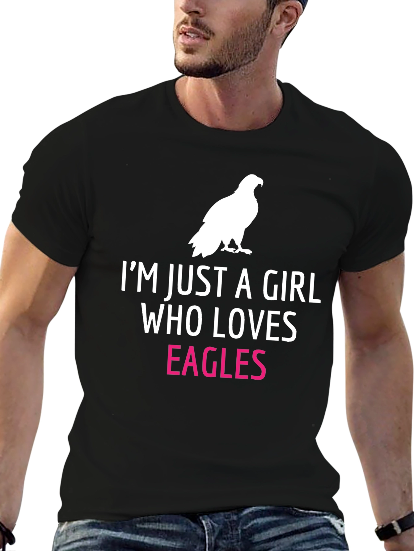 Im Just a Girl Who Loves Eagles T-Shirt