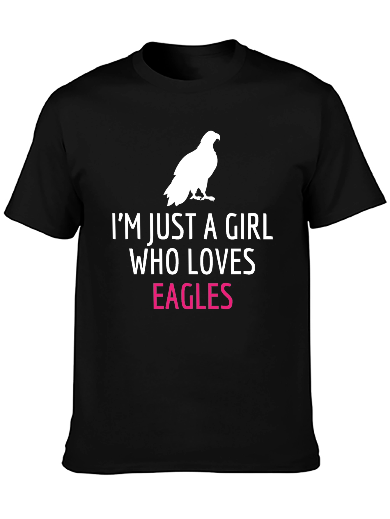 Im Just a Girl Who Loves Eagles T-Shirt