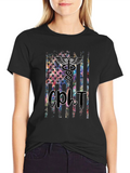 CPHT American Flag Graphic Tee - Black