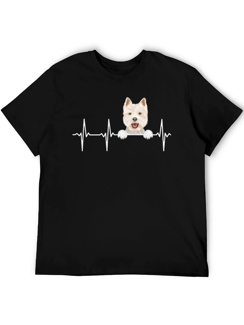 Westie Dog Heartbeat T-Shirt