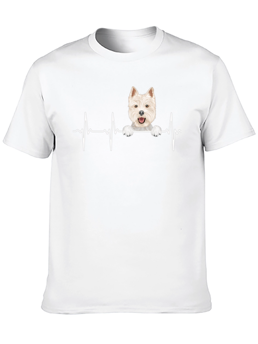 Westie Dog Heartbeat T-Shirt