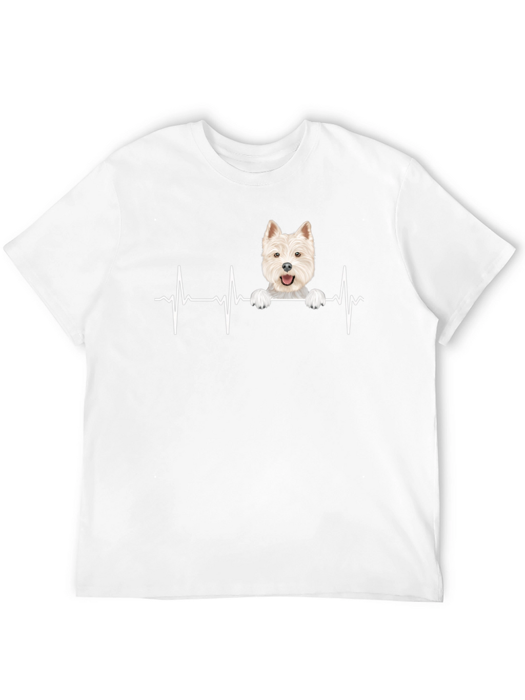 Westie Dog Heartbeat T-Shirt