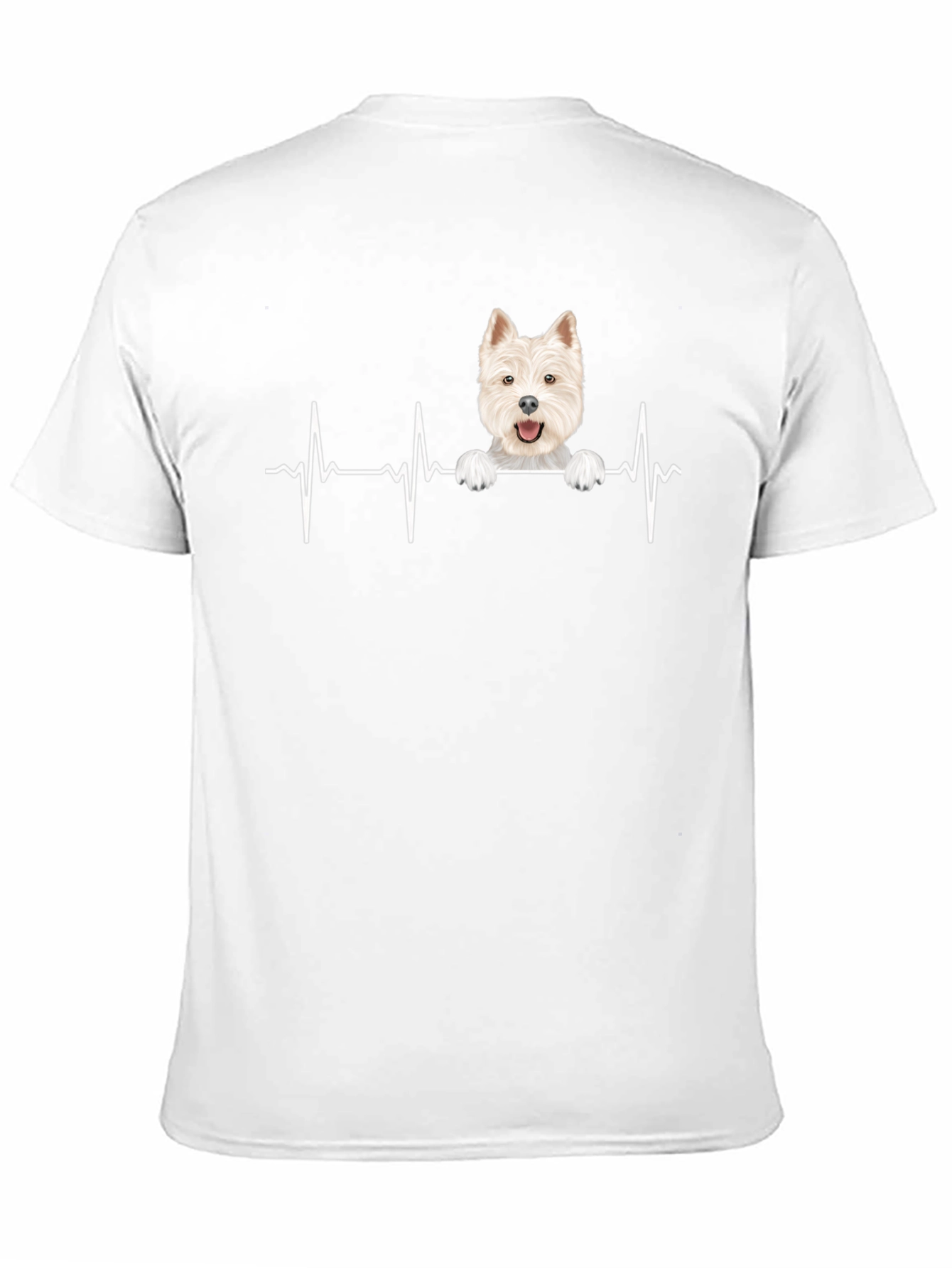 Westie Dog Heartbeat T-Shirt