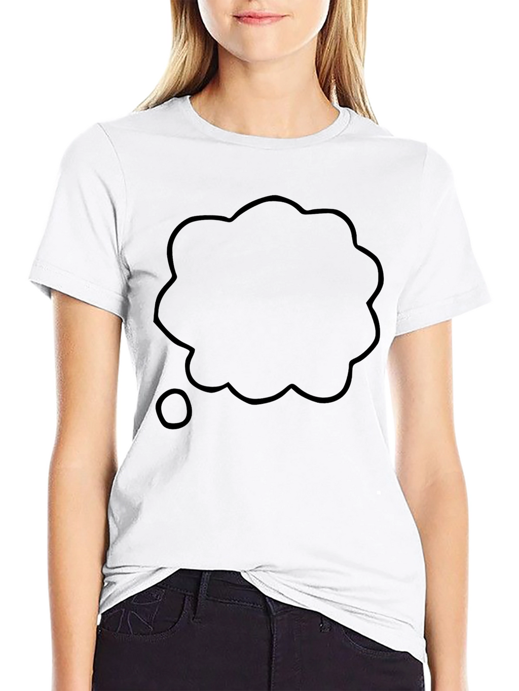 Thinking Cloud Black T-Shirt