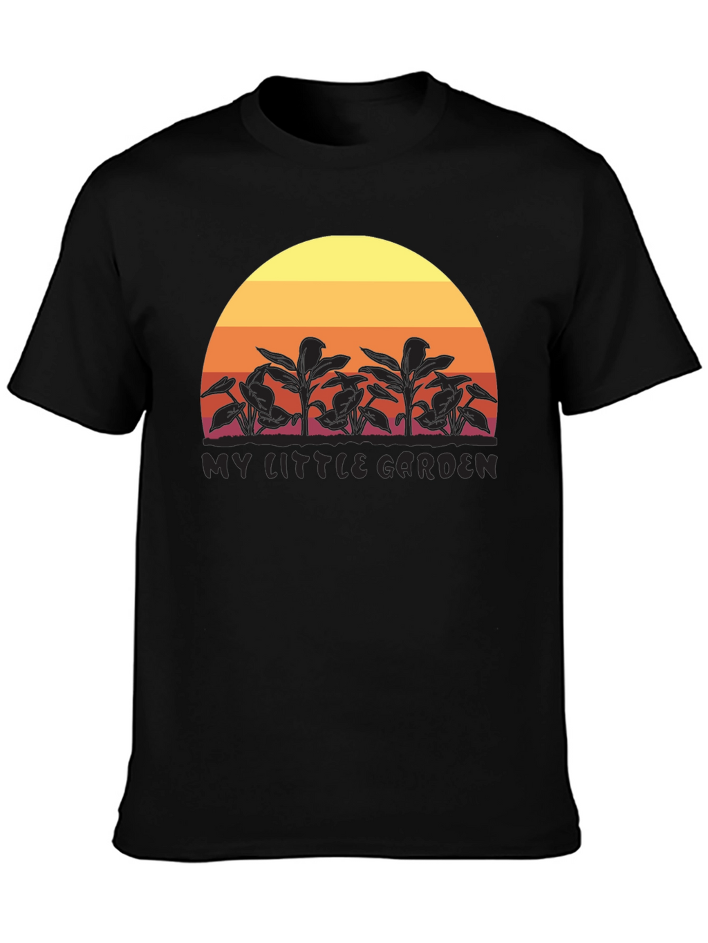 My Little Garden Sunset Graphic T-Shirt