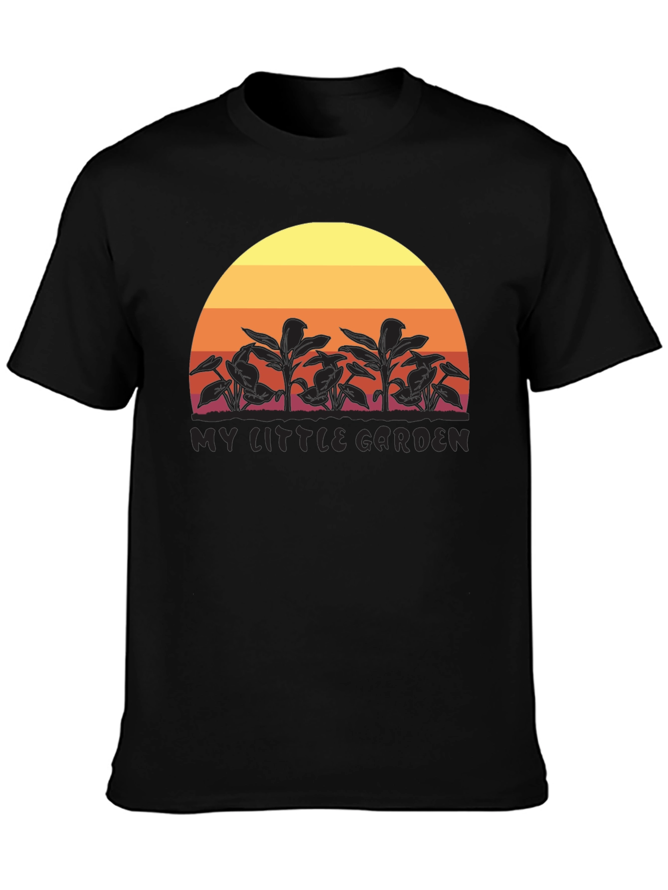 My Little Garden Sunset Graphic T-Shirt
