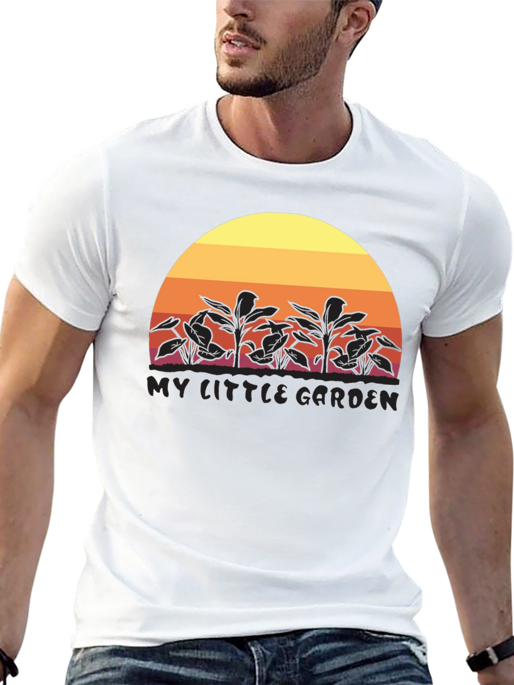 My Little Garden Sunset Graphic T-Shirt