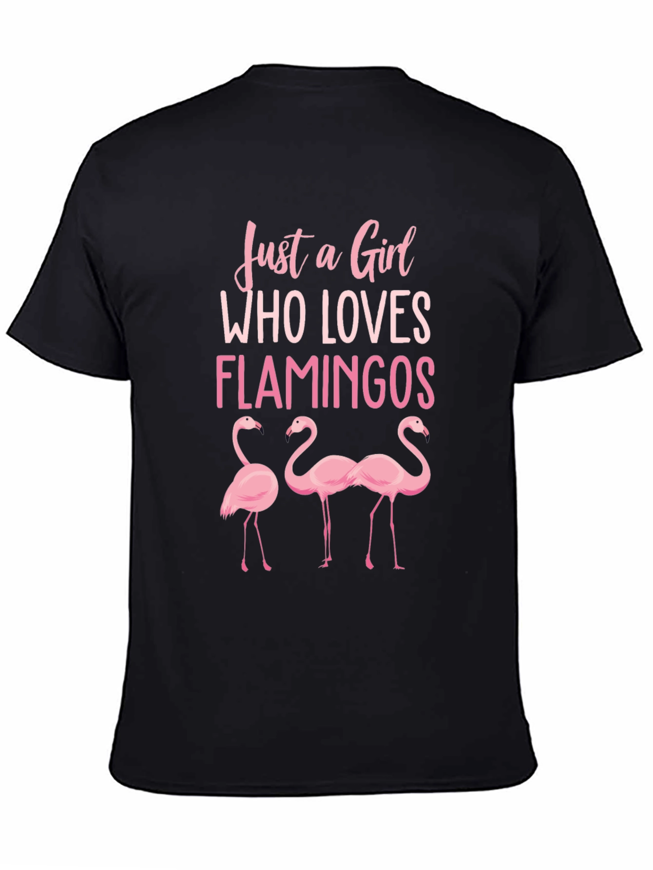 Flamingo Lover T-Shirt - Just a Girl Who Loves Flamingos